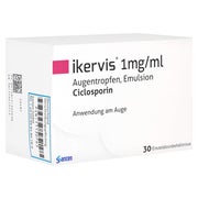 IKERVIS 1 mg/ml Augentropfen Emuls.Einzeldosispip. 30X0,3 ml
