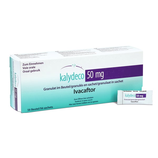 Kalydeco 50 mg Granulat im Beutel 56 St