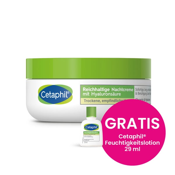 Cetaphil Reichhaltige Nachtcreme mit Hyaluronsäure 48 g