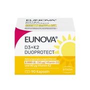 Produktabbildung: EUNOVA DuoProtect Vitamin D3+K2 2000IE/80UG 90 St