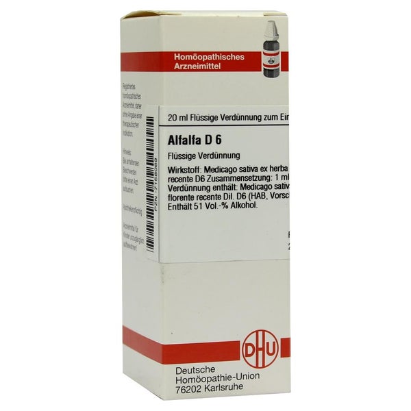 Alfalfa D 6 Dilution 20 ml