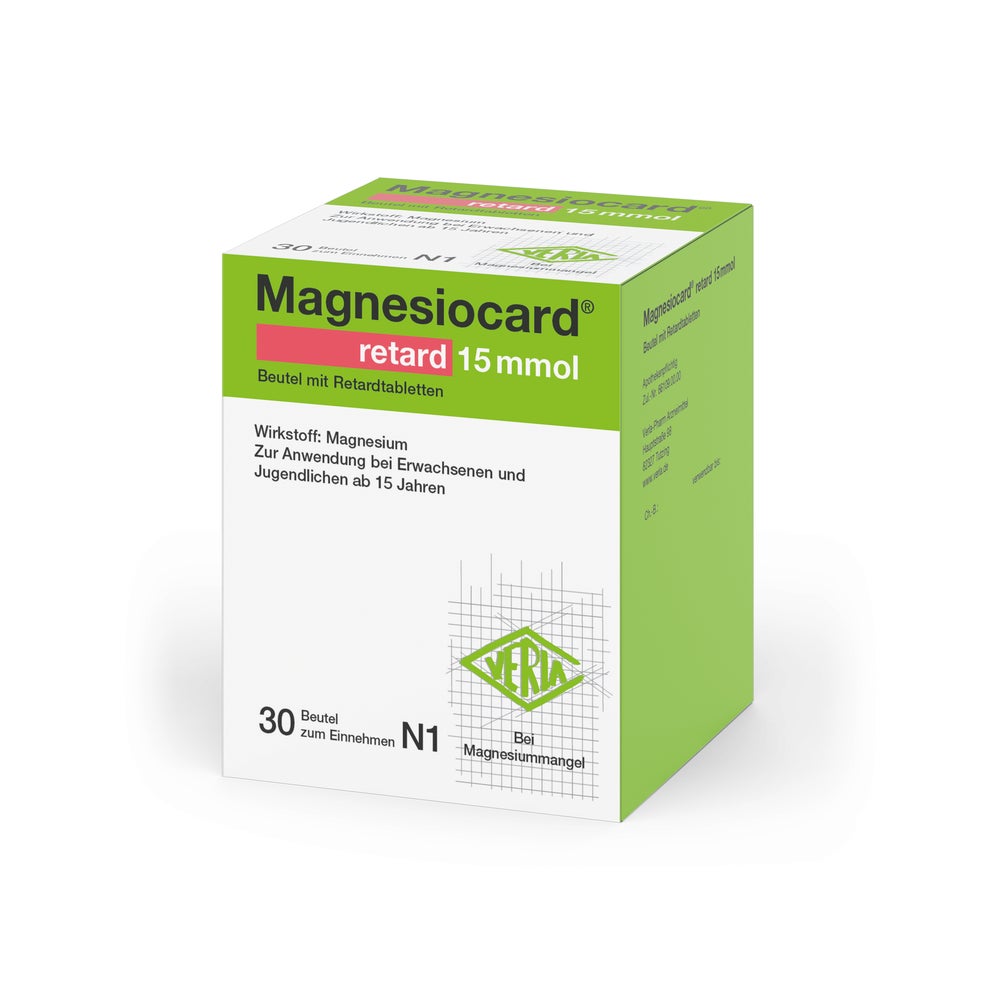 Magnesiocard retard 15 mmol 30 St