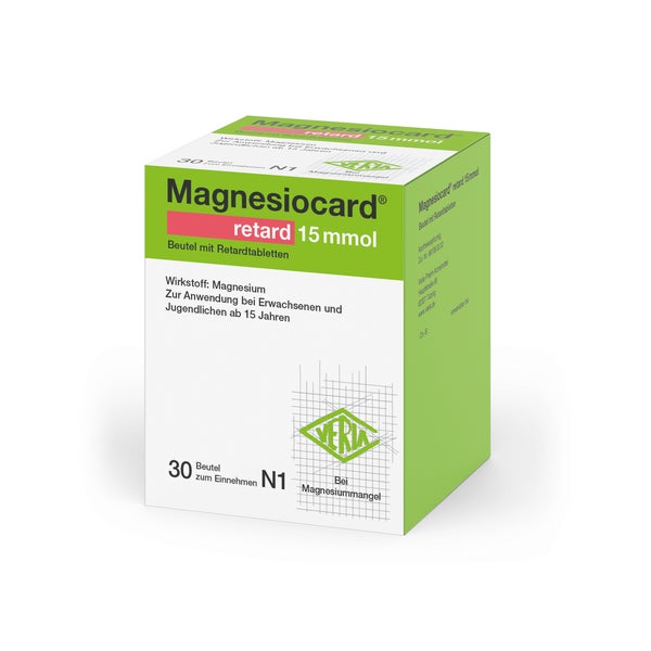 Magnesiocard retard 15 mmol 30 St