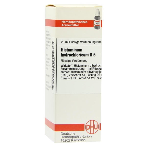 Histaminum Hydrochloricum D 6 Dilution 20 ml