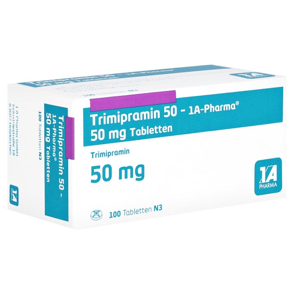 Trimipramin 50-1a Pharma Tabletten 100 St, 100 St. online kaufen ...
