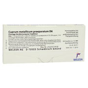 Cuprum Metallicum Praep.d 6 Ampullen 8X1 ml