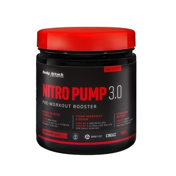 Body Attack Nitro Pump 3.0 - Cranberry 400 g