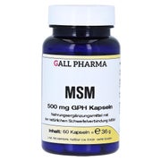 MSM 500 mg GPH Kapseln 60 St
