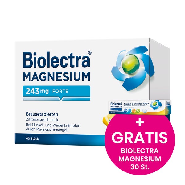 Biolectra Magnesium 243 mg forte Zitrone 60 St