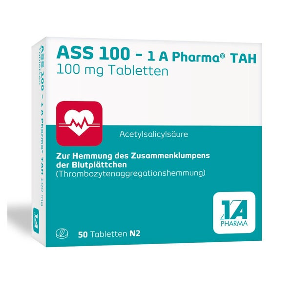 ASS 100 - 1 A Pharma TAH 50 St