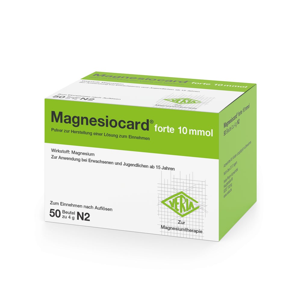 Magnesiocard Forte 10 mmol Plv.z.Her.e.L 50 St