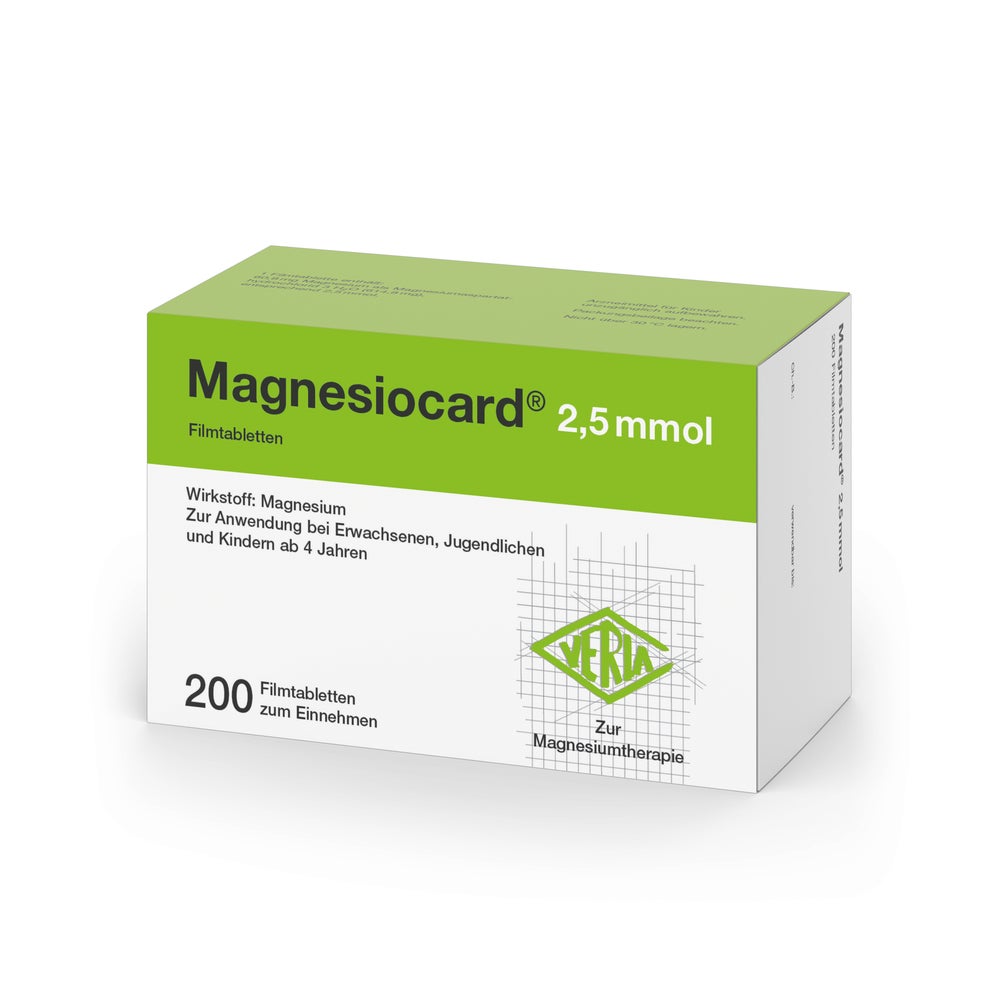 Magnesiocard 2,5 mmol Filmtabletten 200 St