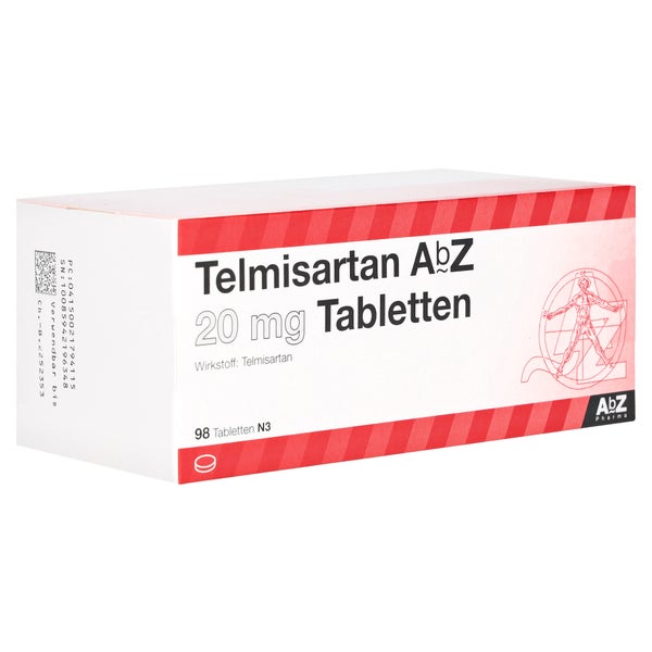 Telmisartan AbZ 20 mg Tabletten 98 St