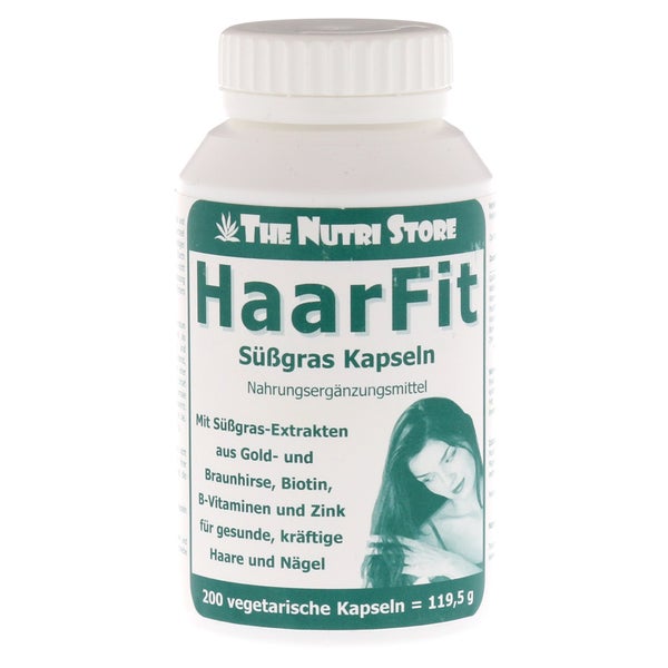 Süssgras Haarfit Veget. Kapseln 200 St