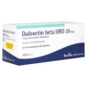 DULOXETIN beta URO 20 mg magensaftres.Hartkapseln 98 St