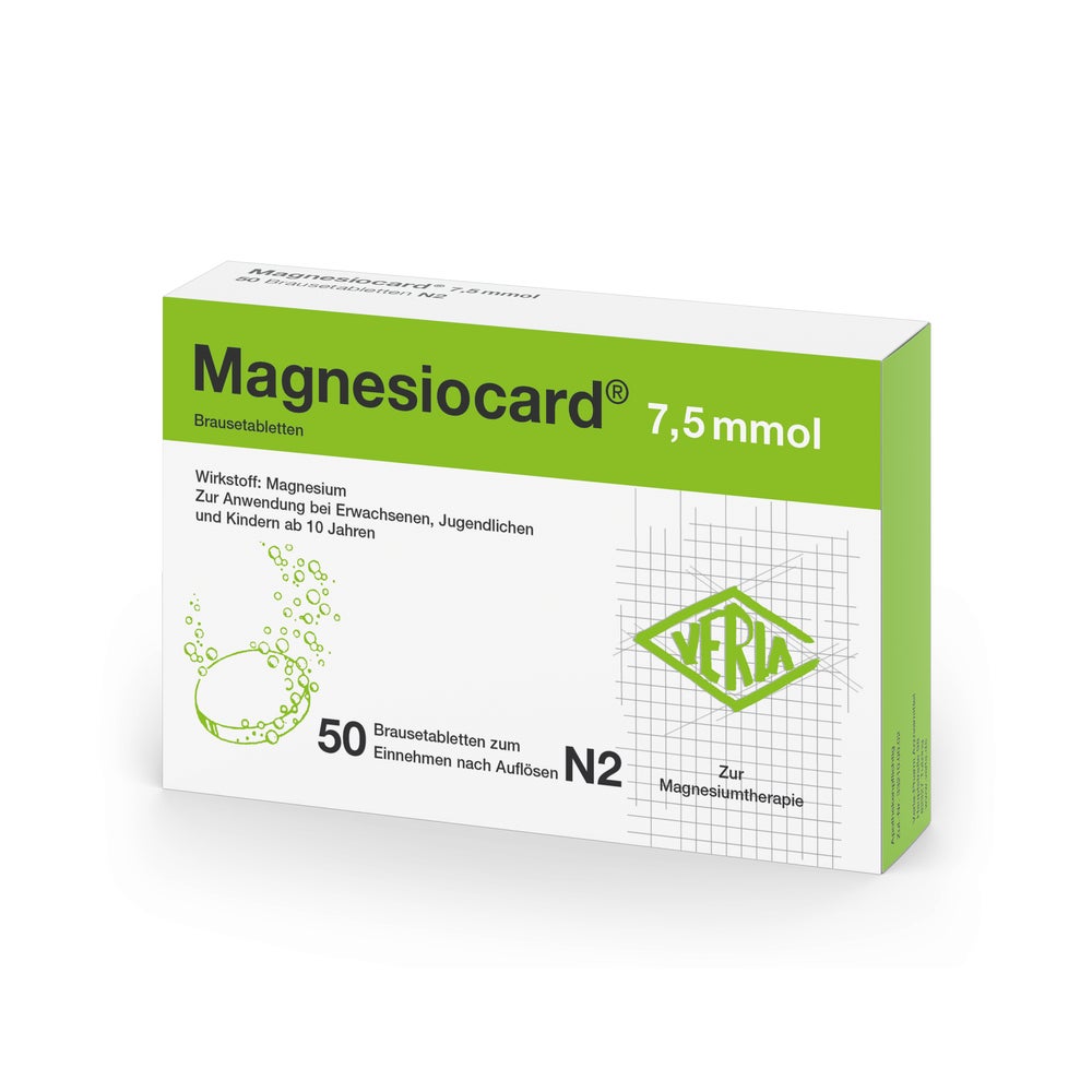 Magnesiocard 7,5 mmol Brausetabletten 50 St