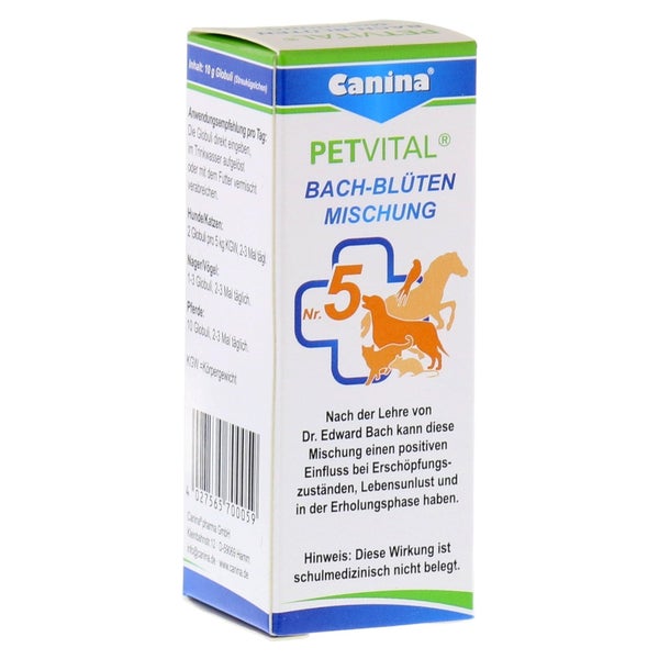 Canina Petvital Bachblüten Nr. 5 - Erschöpfung 10 g