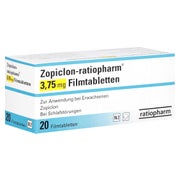 ZOPICLON-ratiopharm 3,75 mg Filmtabletten 20 St