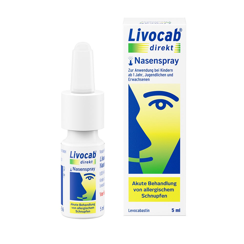 Livocab direkt Nasenspray bei Allergien, z.B. Heuschnupfen 5 ml