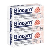 Produktabbildung: Biocarn 1g/3,3ml Sirup 3X50 ml