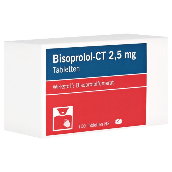 Bisoprolol-ct 2,5 mg Tabletten 100 St