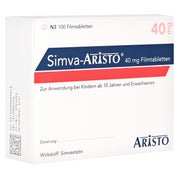 Simva Aristo 40 mg Filmtabletten 100 St