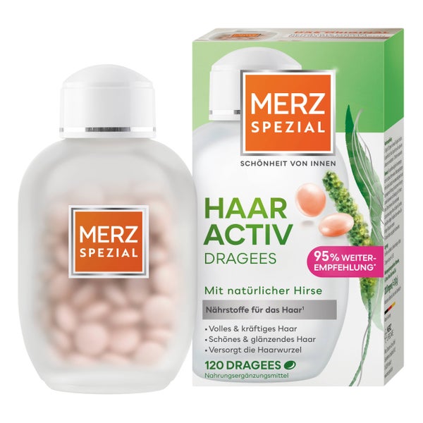 Merz Spezial Haar-Activ | volles+starkes Haar | 120 Dragees 120 St