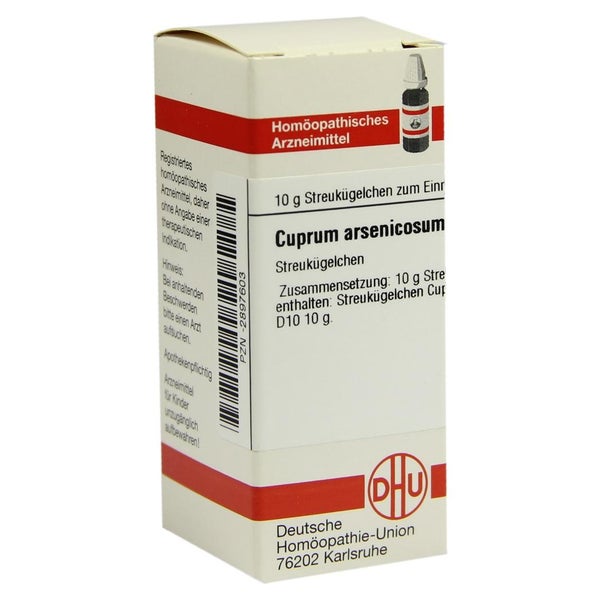 Cuprum Arsenicosum D 10 Globuli 10 g