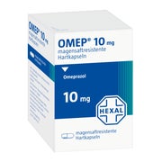 OMEP 10 mg magensaftresistente Hartkapseln 100 St