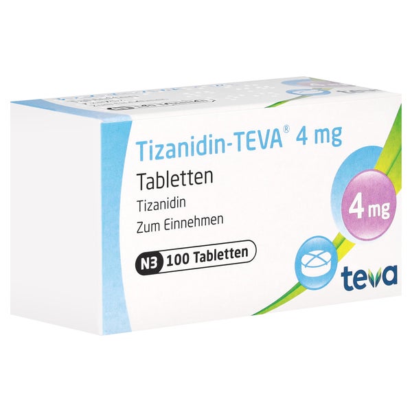 Tizanidin Teva 4 mg Tabletten 100 St