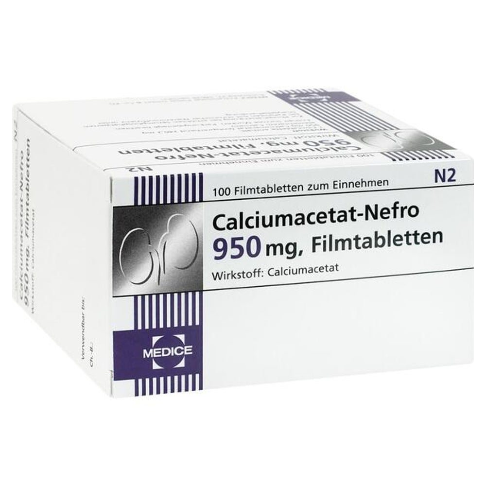 Calciumacetat-Nefro 950 mg 100 St