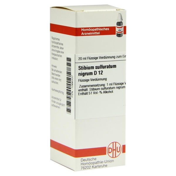 Stibium Sulfuratum Nigrum D 12 Dilution 20 ml