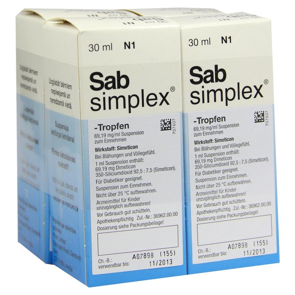 SAB Simplex Suspension zum Einnehmen - Reimport 4X30 ml