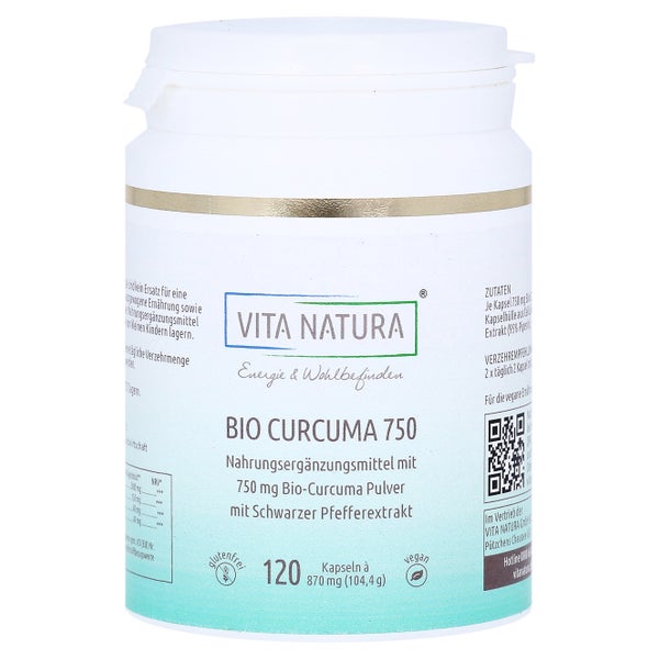 Bio Curcuma 750 Mg Vegikapseln 120 St