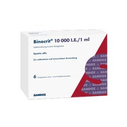 BINOCRIT 10.000 I.E./1 ml Inj.-Lsg.i.e.Fertigspr. 6X1 ml