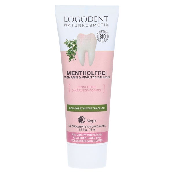 Mentholfrei Rosmarin & Kräuter Zahngel 75 ml