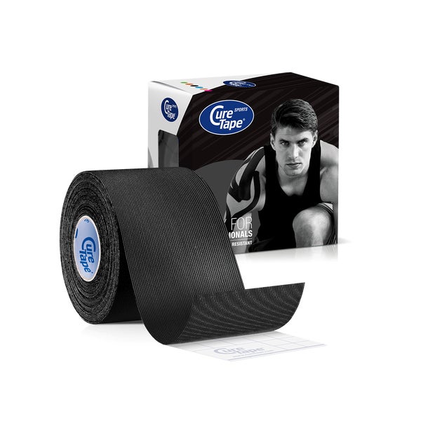 CureTape® Kinesiotape Sports Schwarz + 25% Klebekraft 1 St