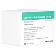 ATORVASTATIN AXiromed 20 mg Filmtabletten 98 St