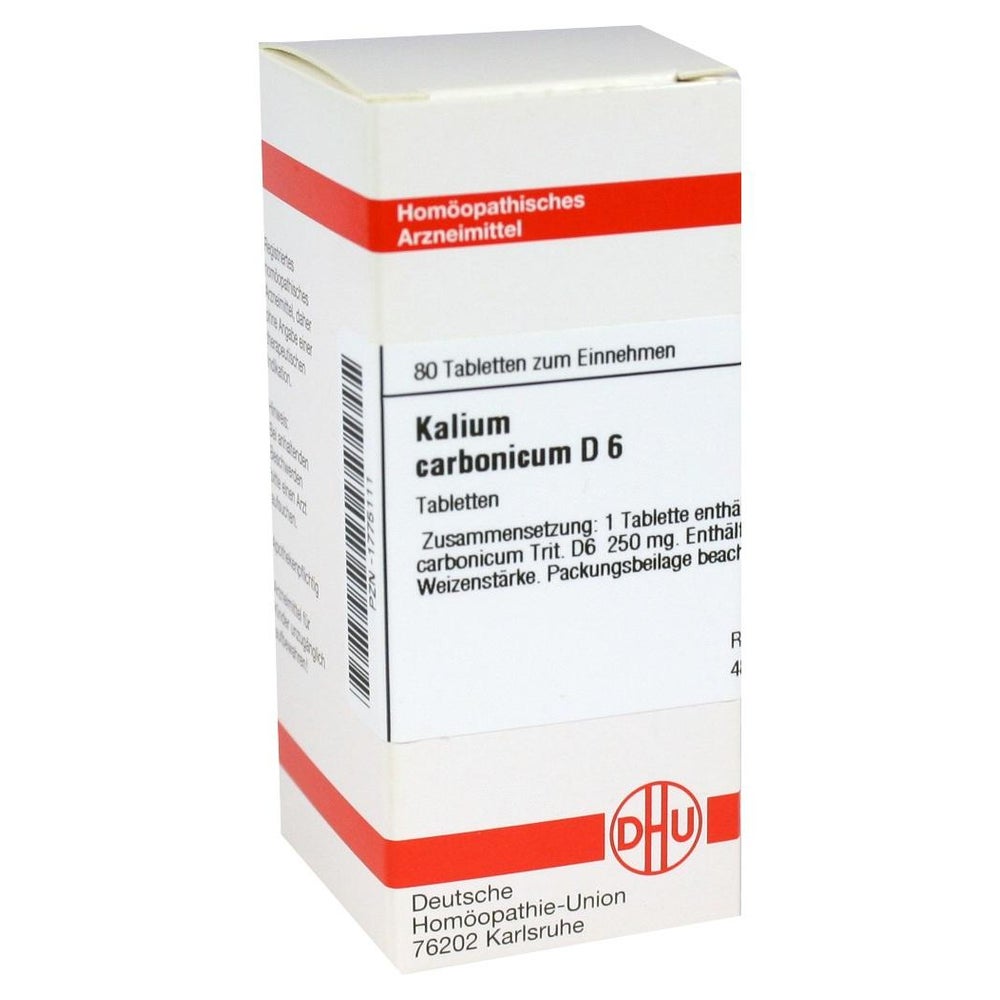 Kalium Carbonicum D 6 Tabletten 80 St
