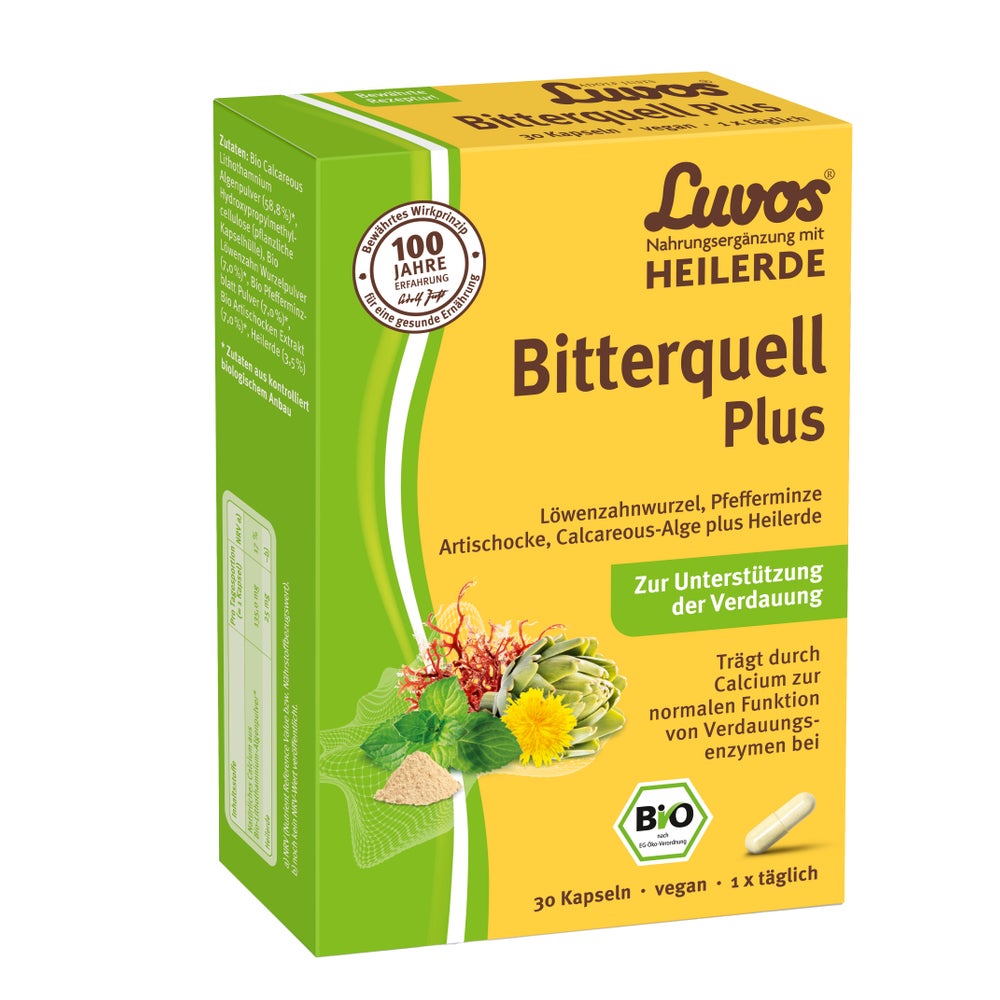Luvos Heilerde Bio Bitterquell Plus Kaps 30 St