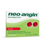 Produktabbildung: neo-angin Halstabletten Kirsche 12 St