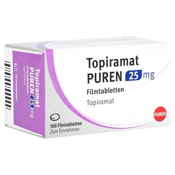 Topiramat Puren 25 mg Filmtabletten 100 St