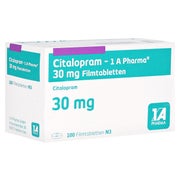 CITALOPRAM-1A Pharma 30 mg Filmtabletten 100 St