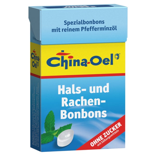 CHINA ÖL Hals- und Hustenbonbons o. Zucker 40 g