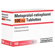 Metoprolol-ratiopharm 100 mg Tabletten 100 St