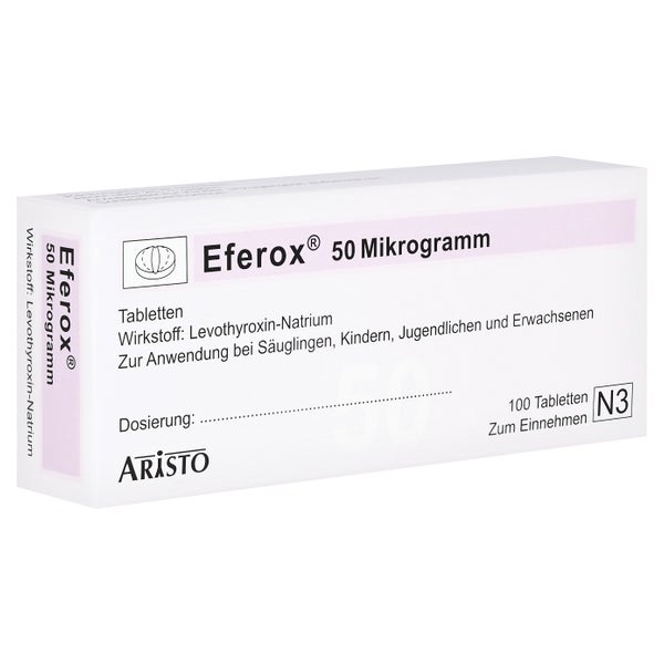 Eferox 50 Mikrogramm Tabletten 100 St