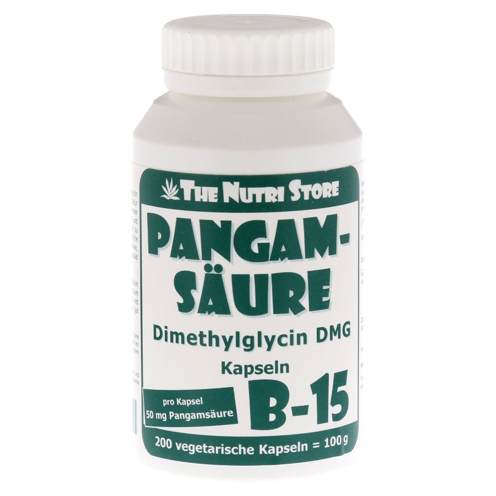 Pangamsäure B15 50 mg vegetarische Kapse 200 St