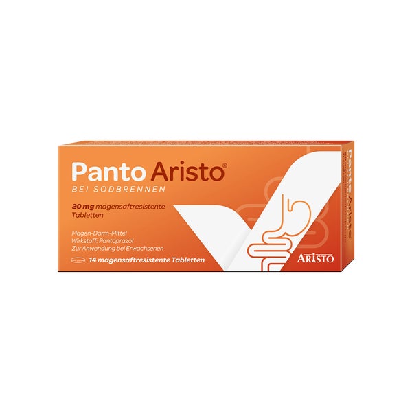 Panto Aristo bei Sodbrennen 20 mg - Pantoprazol 14 St