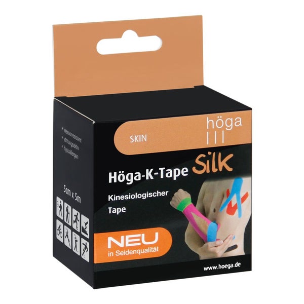 Höga-k-tape Silk 5 cmx5 m l.fr.skin kine 1 St