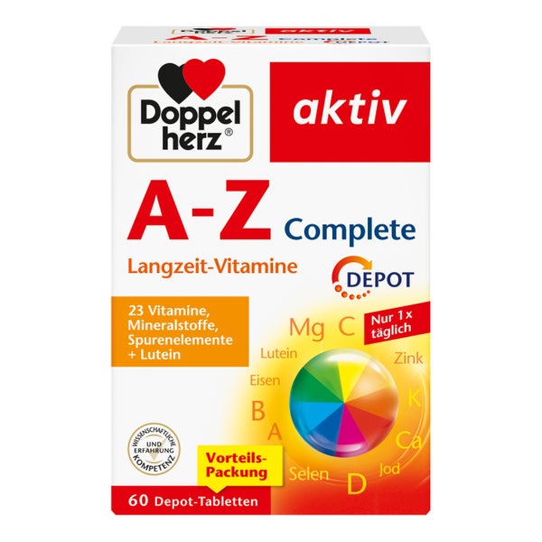 Doppelherz aktiv A-Z Depot Langzeit-Vitamine 60 St